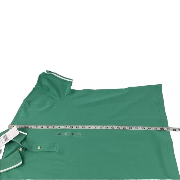 New Mens Tommy Hilfiger Short Sleeve Polo Shirt Sz M NWT Green - Picture 7 of 8